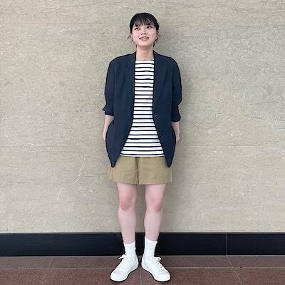 新品【S】Navy MUJI リネン洗いざらし ジャケット 無印良品 ムジ 紳士 リネン洗いざらしジャケット | 無印良品